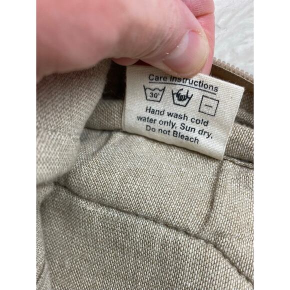 Core Hemp Small Cream Adjustable Strap Handmade Backpack Bag - Picture 7 of 8